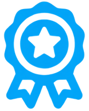 Sticker de qualidade (ícone ilustrativo)